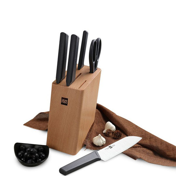 چاقوی آشپزخانه شیائومی مدل HuoHou Knife Set HU0057 ست 6 تکه