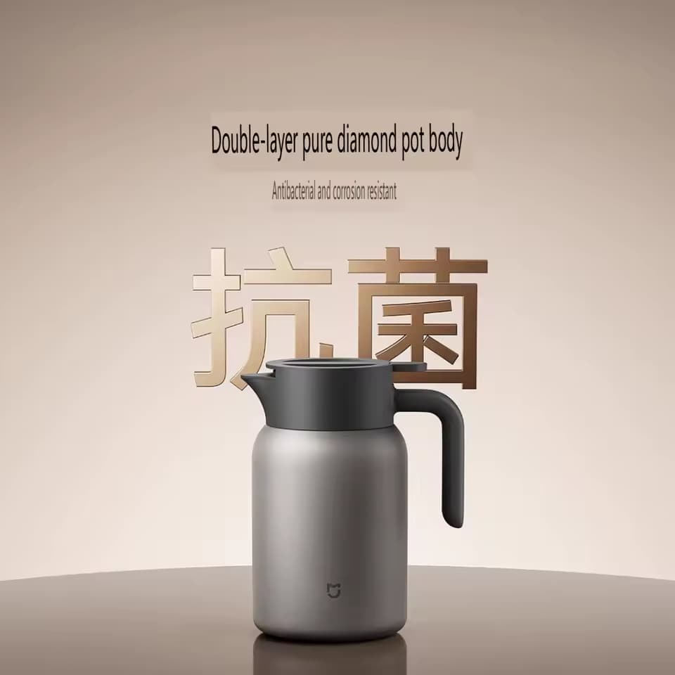 فلاسک سرد و گرم 1.2 لیتری شیائومی مدل Mijia Titanium Insulated kettle 1.2L