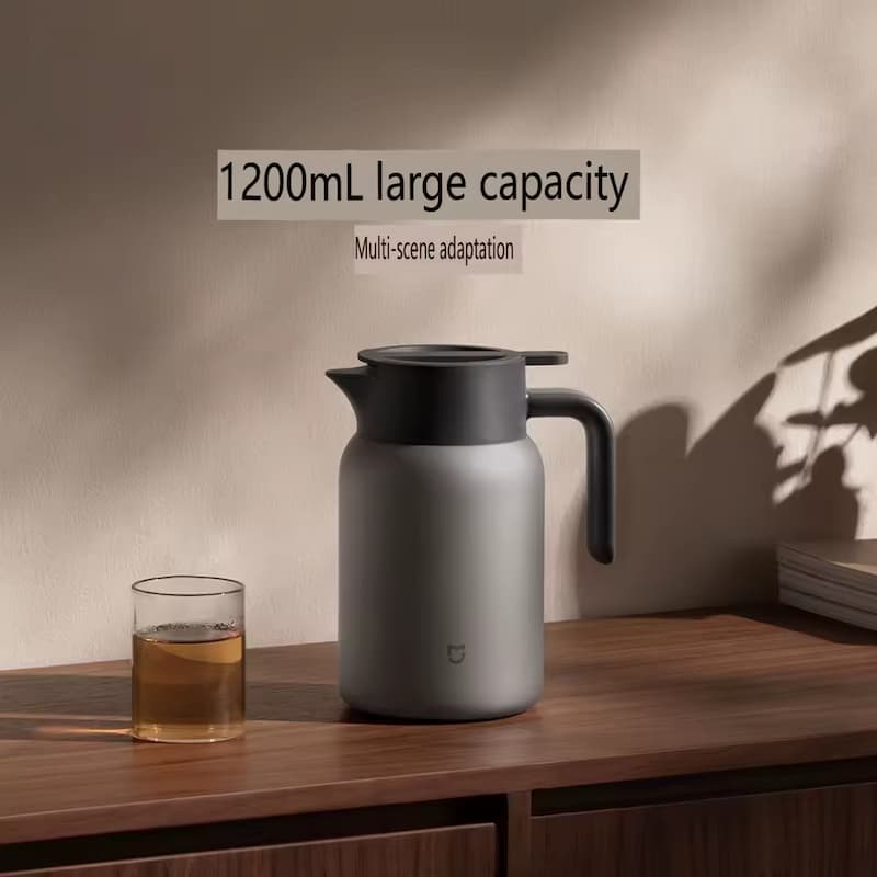 فلاسک سرد و گرم 1.2 لیتری شیائومی مدل Mijia Titanium Insulated kettle 1.2L