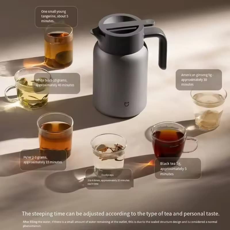 فلاسک سرد و گرم 1.2 لیتری شیائومی مدل Mijia Titanium Insulated kettle 1.2L