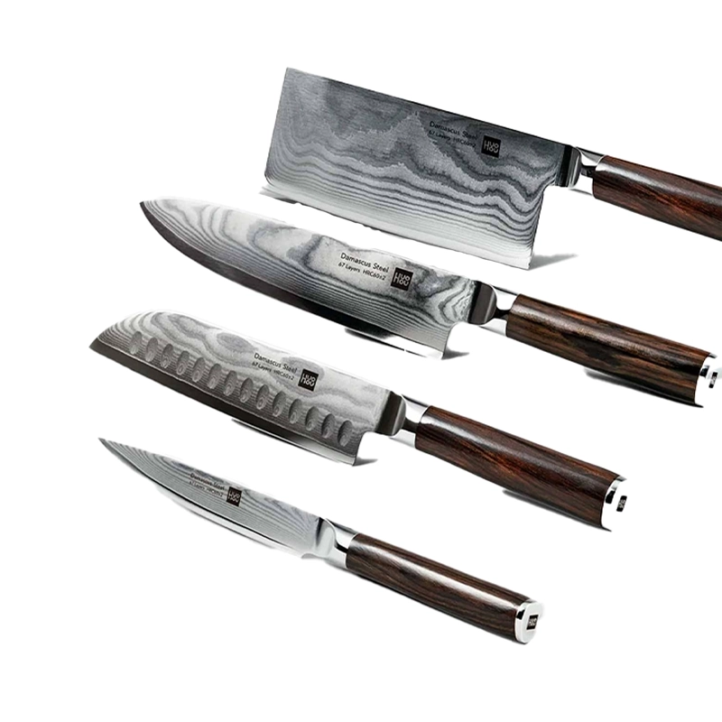ست 4 تیکه چاقوی آشپزخانه هوهو (HuoHou Knife Set (HU0297